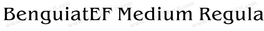 BenguiatEF Medium Regular字体转换